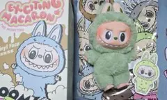 POPMART ラブブ マカロン LABUBU ぬいぐるみ グリーン