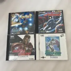 PCエンジン ゲームソフト 4本セット