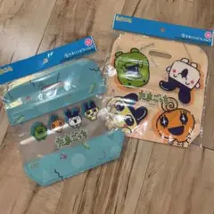 ダイソー たまごっち 底マチハンドルバッグ ２種セット ジッパーパック ギフト