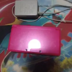 【中古】ニンテンドー3DS ピンク 本体 ACアダプター付き