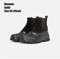 Diemme Balbi ブラックスエード✖️ラバー 43 DIEMME Diemme Balbi Suede and Rubber Chelsea Boots | REVERSIBLE
