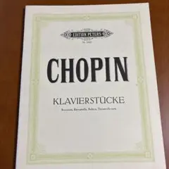 CHOPIN KLAVIERSTÜCKE ピアノ小品集