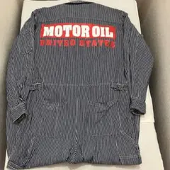 ESSO エッソ つなぎ ヒッコリー　オールインワン　メンズ　men's M