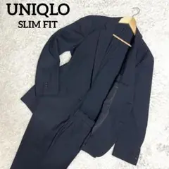 ✨美品✨UNIQLO ビジネススーツ XLサイズ ネイビー SLIM FIT
