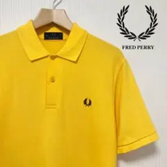 FRED PERRY フレッド ペリー 半袖 ポロシャツ イエロー 42 L相当