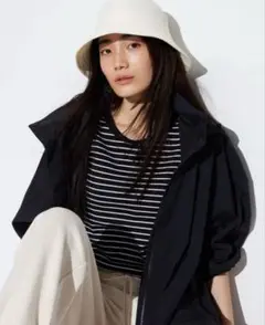 ユニクロ　UNIQLO ホワイト バケットハット