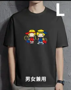 新品♪パティ＆ジミーＴシャツ 男女兼用Ｌ レトロアニメ 懐かしいキャラクター