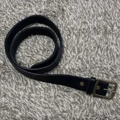 ORGUEIL-Leather Belt black 32インチ
