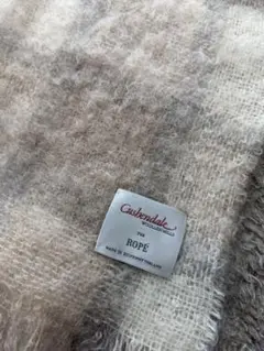 CUSHENDALE　ROPE'　モヘヤ大判ストール