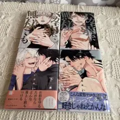 バカで弱くて無様でも上下　あの夜に道￼連れ上下 4冊セットA