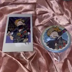 チェキ風カード 缶バ CRフェス YY わいわい　Crazy Raccoon