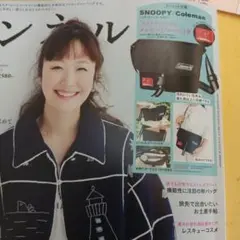 リンネル10月号雑誌付録　メッセンジャーバッグ