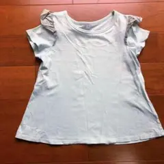 ナルミヤ　肩フリルTシャツ