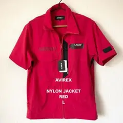 【新品・タグ付き】AVIREX アヴィレックス ナイロンジャケット レッド L