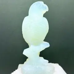 人工オパール 鳥の置物