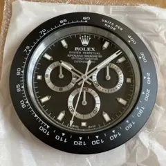 海外販促品 新品 ROLEX掛け時計 デイトナ ブラック