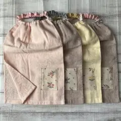 おりこうタオル おりこうエプロン 二重 4枚セット