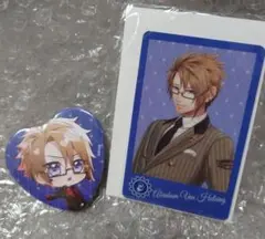 ヴァン　(Code：Realize)オトパ ハート型缶バッジ＆キャラクターカード