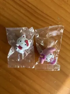 サンリオ　みんなでバカンスフィギュアマイメロ どろろーん妖怪ふぃぎゅあキティ
