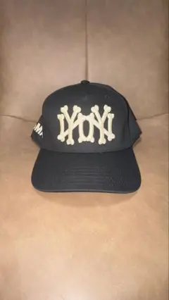 【正規品】 oMA キャップ 骨の 縦ロゴ