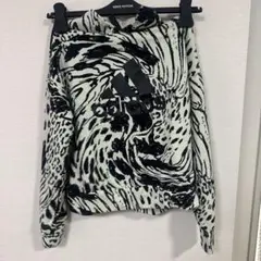 8/10まで adidas アニマルプリント パーカー M