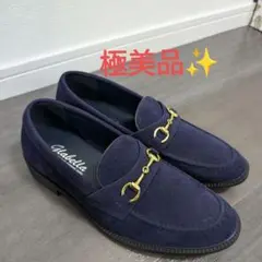 極美品✨グラベラ　スエードロファーネイビ 26.0cm〜26.5cm相当