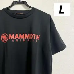 【未使用タグ付】MAMMOTH 半袖 Tシャツ メッシュ 黒(ブラック) L