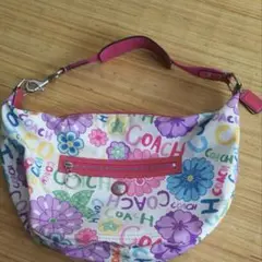 お値下げ！COACH 花柄 ショルダーバッグ