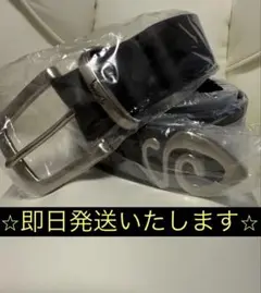 ⭐︎新品未使用⭐︎ stussy ステューシー　バックルロゴ　黒　レザーベルト