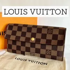【大人気 美品】ルイヴィトン ダミエ 長財布 ヴィトン