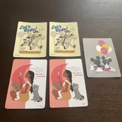 ディズニーストア⭐︎じゃんけん　あいこカード　ポカホンタス　ウッディ　ミニー