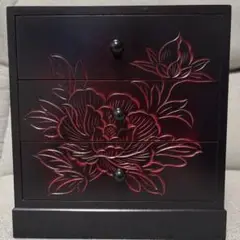 日光彫 五十嵐漆器店 引出し3段牡丹 Amazon.co.jp: 日光彫 五十嵐漆器店 引出し 3段 牡丹彫 : ホビー
