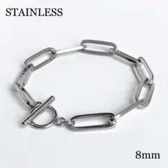 ☆新品　マンテル オーバル リンク チェーン ブレスレット ステンレス 316L