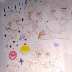 オリジナルイラスト オリキャラ 手描き