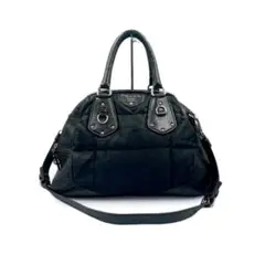 PRADA プラダ レザー 2way ショルダーバッグ ハンドバッグ ブラック