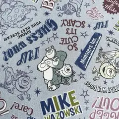Disney ディズニー モンスターズインク　オックス　生地　ハギレ