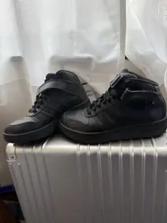 adidas ブラック ハイカット シューズ 5.5 US