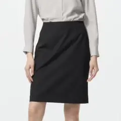 UNIQLO ユニクロ XL ストレッチスカート 黒 スカート タグつき 新品