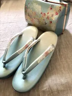 未使用ハンドバッグとお草履のセット 晴着 振袖 式典用