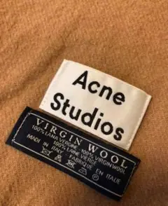 【Acne Studious】マフラー ストール キャメル