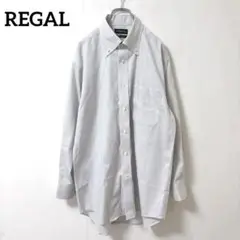 ✨美品✨リーガル【Ｌ-76】ボタンダウン ストライプ 会社 綿100%
