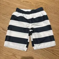 120 水着 男の子 白と黒 ストライプ
