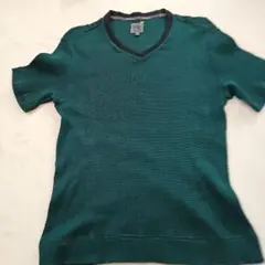 Calvin Klein グリーン Vネックニット Lサイズ
