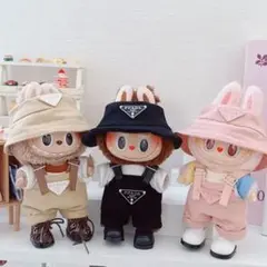 ラブブ　PRADA プラダ　着服　ハット＆サロペット　ロゴ入り　オーバーオール