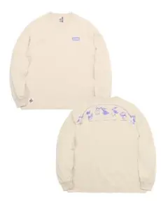チャムス キッズ ラージジャンプロープブラッシュドロングスリーブTシャツ
