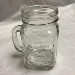 ガラス製メイソンジャーマグ