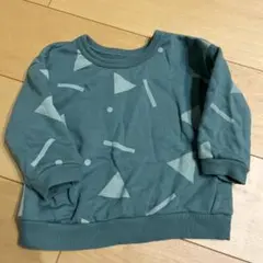 BREEZE モスグリーン　トレーナー　80cm