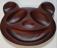新品・未使用品 プチママントレイ パンダ 木製食器 子供用食器
