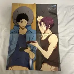 アニメディア 付録 Free! ES・月刊少女野崎くん ポスター
