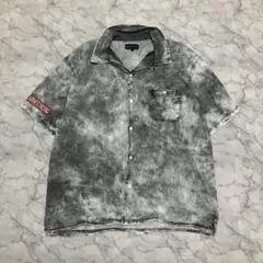 in the attic chemical wash open shirt